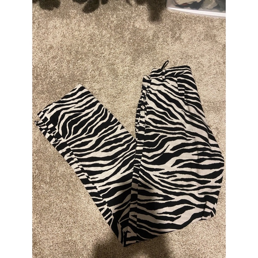 Motel Rocks Zebra Flared Trouser - Picture 3 of 9